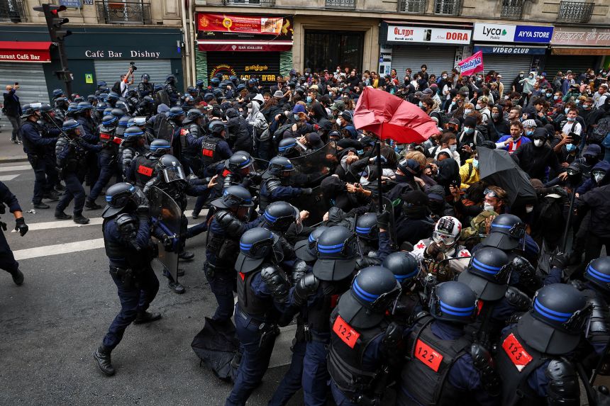 France hit by protests and disruption as new prime minister takes office