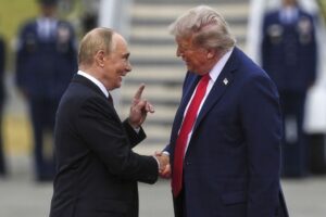 Trump tramples Reagan’s tough-on-the-Kremlin legacy ahead of UK state visit