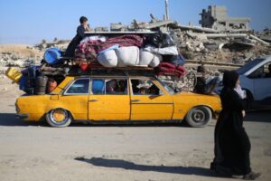Palestinians flee Gaza City as Israel says it launched ground assault amid global outcry